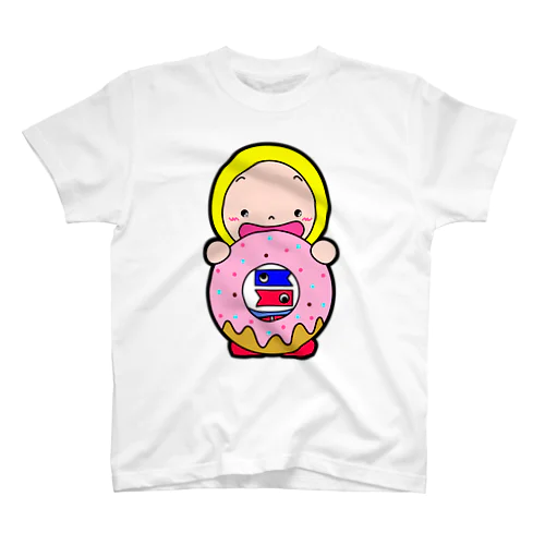 ドーナツ食べてるごかぼちゃん Regular Fit T-Shirt