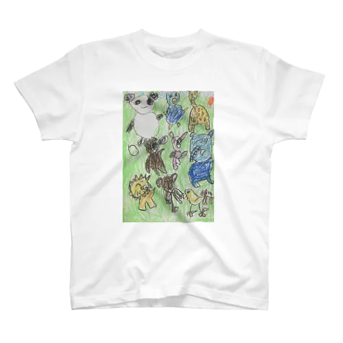 小学生の描く動物園 Regular Fit T-Shirt