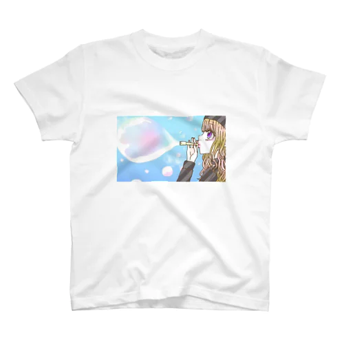 シャボン玉女の子 Regular Fit T-Shirt