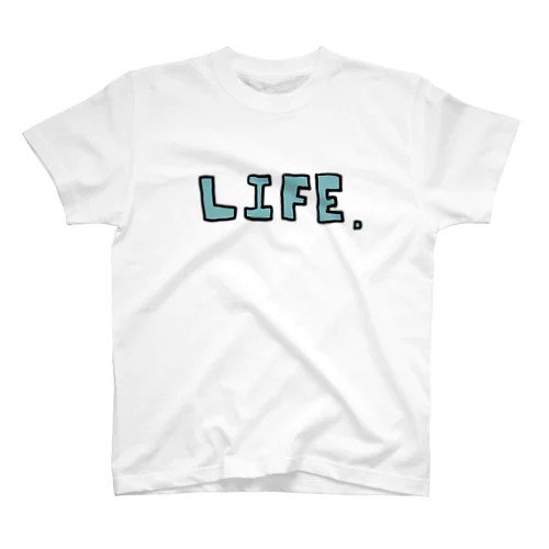 Life blue スタンダードTシャツ