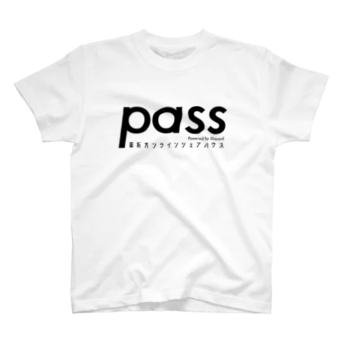 PASS文字ロゴTシャツ Regular Fit T-Shirt