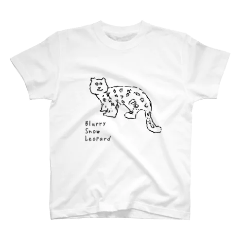 ぼやけたゆきひょう Regular Fit T-Shirt