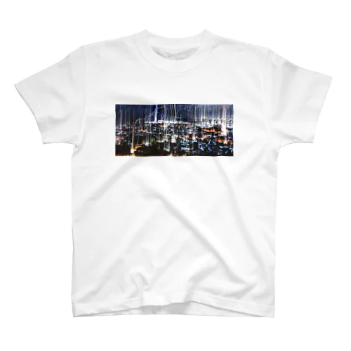 世界崩壊3秒前＆絶景夜景 Regular Fit T-Shirt