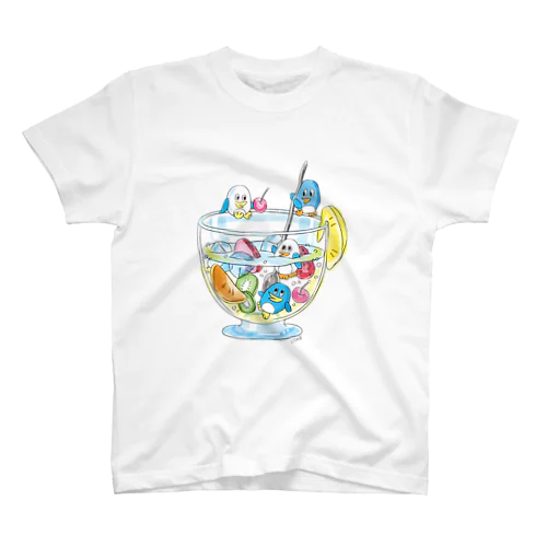 ペンギンとフルーツサワー スタンダードTシャツ