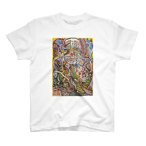 ピエロ絵画photo tシャツ 티셔츠