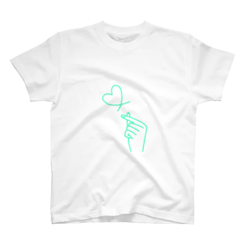 mint green lover Regular Fit T-Shirt