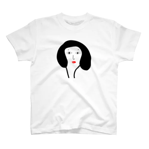 白塗り淑女 Regular Fit T-Shirt