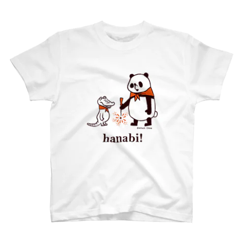 花火きれい～　パンダのおはなし Regular Fit T-Shirt