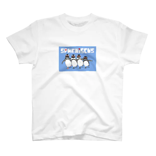 Spheniscus Quartet blueversion💙 Regular Fit T-Shirt