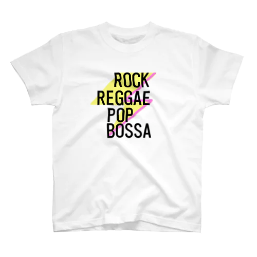 ROCK REGGAE POP BOSSA スタンダードTシャツ