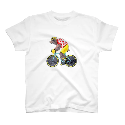 クマの自転車乗り Regular Fit T-Shirt