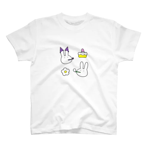 パーティーうさぎ スタンダードTシャツ