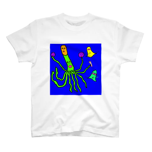 手が多い系の生物の絵 スタンダードTシャツ