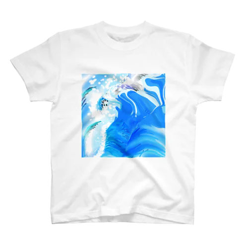 流れ Regular Fit T-Shirt