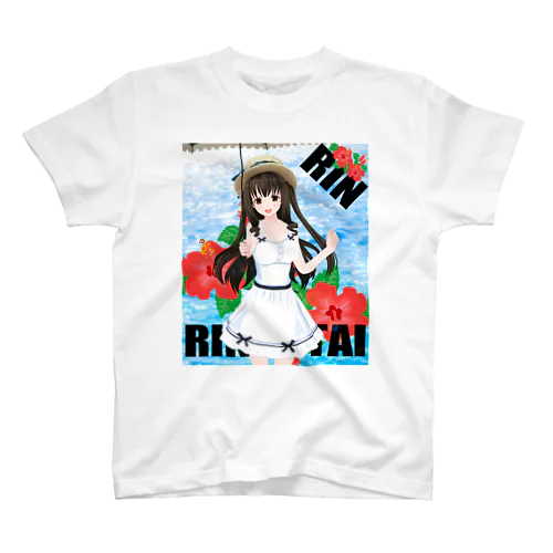 凛護隊 凛ちゃんの「傘に入る？」Tシャツ Regular Fit T-Shirt