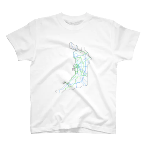 【基盤風】大阪配線図 スタンダードTシャツ