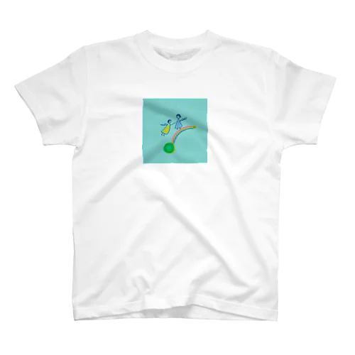 地球とツインエンジェル Regular Fit T-Shirt