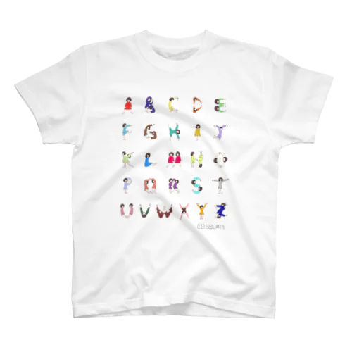 Alphabet Tシャツ(文字大ver.) Regular Fit T-Shirt