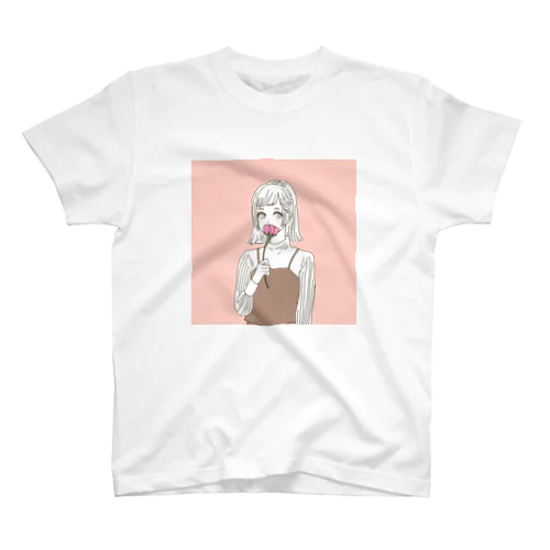 Flower girl - pink Regular Fit T-Shirt