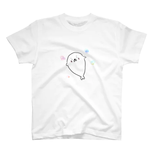 ふわふわアザラシ スタンダードTシャツ