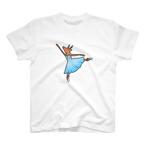 シカの海賊 (バレエアニマルズ) Regular Fit T-Shirt