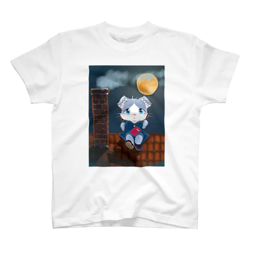屋根上のネコ Regular Fit T-Shirt