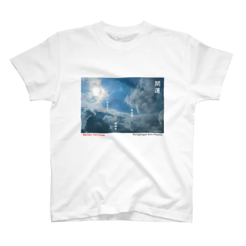 開運！！昇龍雲 麒麟雲 鳳凰雲 Regular Fit T-Shirt
