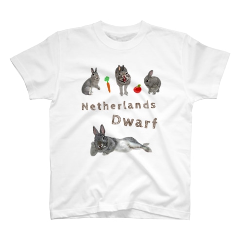 ネザーランドドワーフウサギ Regular Fit T-Shirt