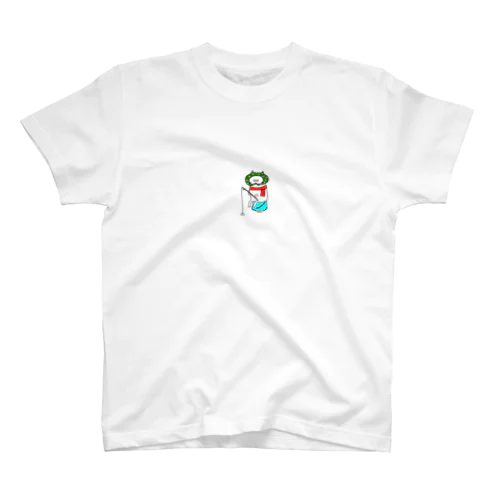 ほっかむり猫 ワカサギ釣りver Regular Fit T-Shirt