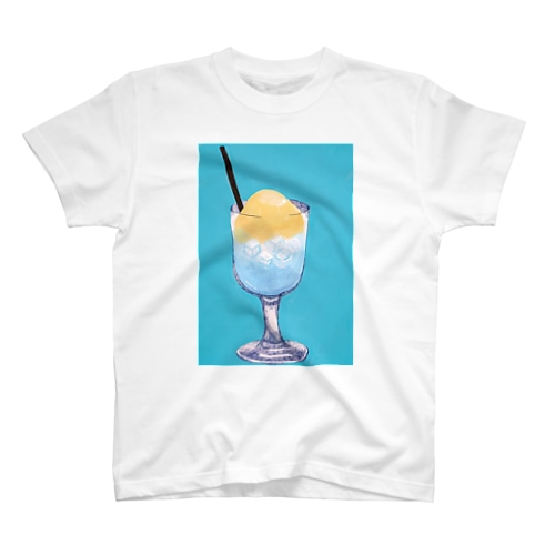 碧いクリームソーダ Regular Fit T-Shirt
