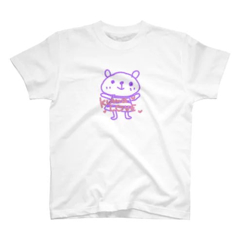 わっくま　くまラブ スタンダードTシャツ