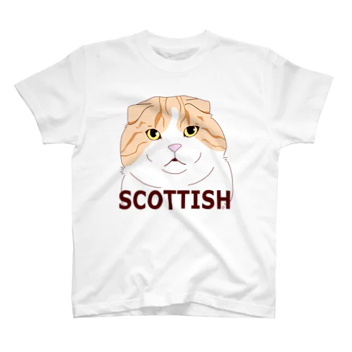 SCOTTISH クリーム スタンダードTシャツ