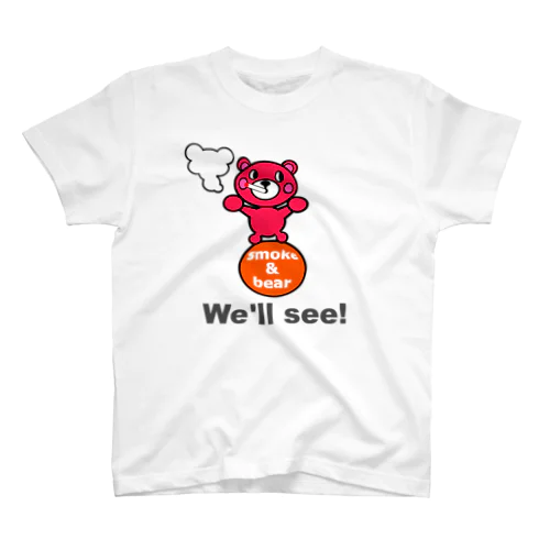 玉のりモクモックマ ピンク Regular Fit T-Shirt