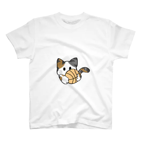 ねこ【ミケ】 Regular Fit T-Shirt