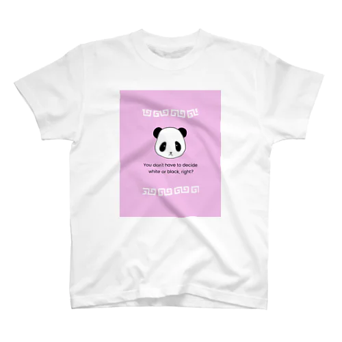 パンダ中華柄（ピンク） Regular Fit T-Shirt