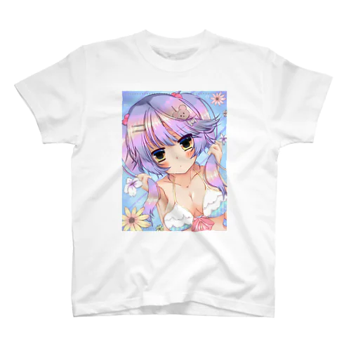 かわいい水着の女の子 スタンダードTシャツ