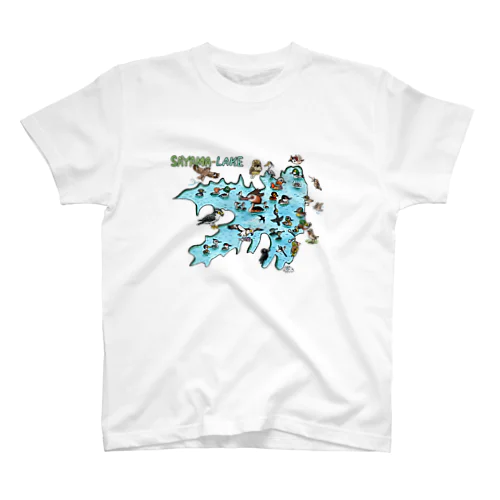 狭山湖の鳥たち スタンダードTシャツ