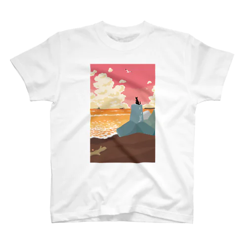 湘南ランドスケープ09：夕暮のサザンビーチ Regular Fit T-Shirt