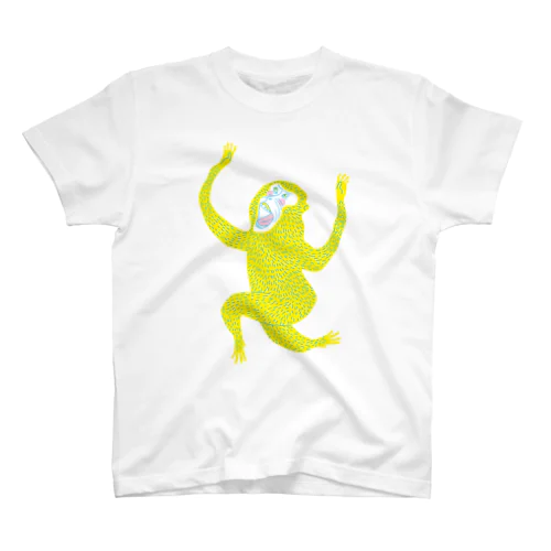 うきゃーっ！-yellow- Regular Fit T-Shirt