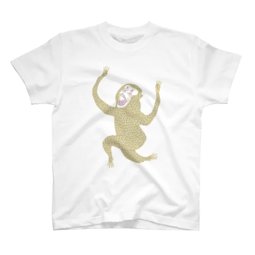 うきゃーっ！-beige- Regular Fit T-Shirt