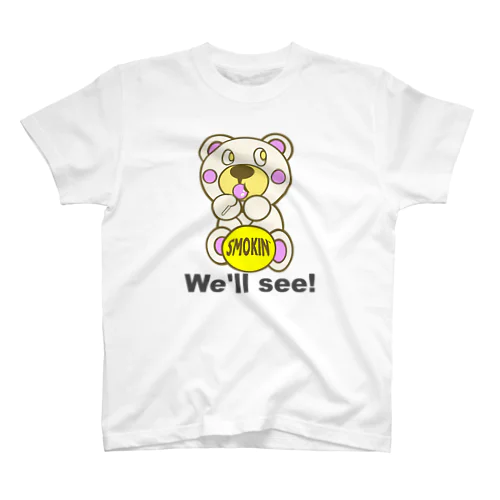 飴ちゃんモクモックマ 白 スタンダードTシャツ