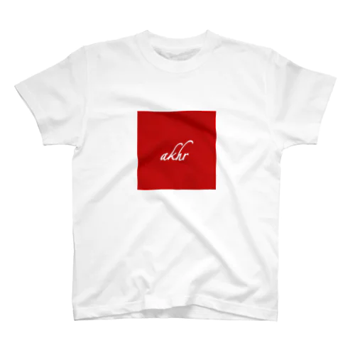 akhr red Regular Fit T-Shirt