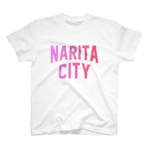 成田市 NARITA CITY ロゴピンク Regular Fit T-Shirt