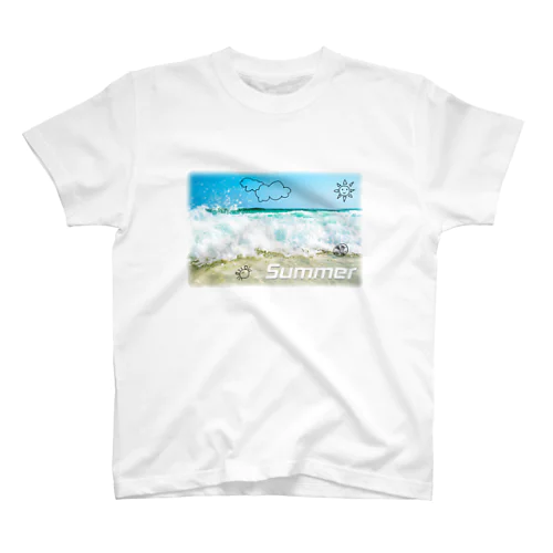 Sea with Summerrrrrrrr スタンダードTシャツ