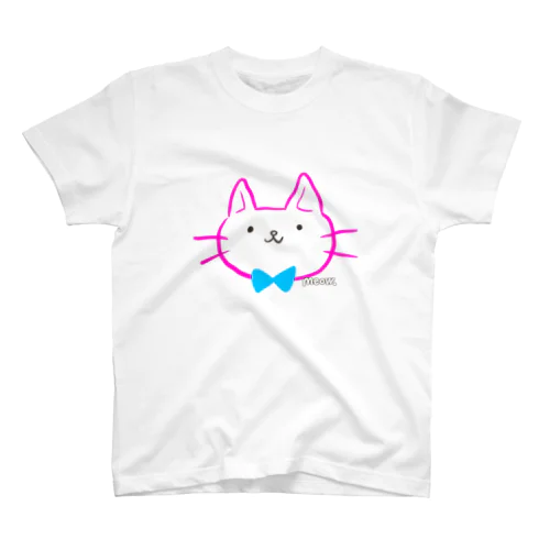 meow.ロゴ Regular Fit T-Shirt