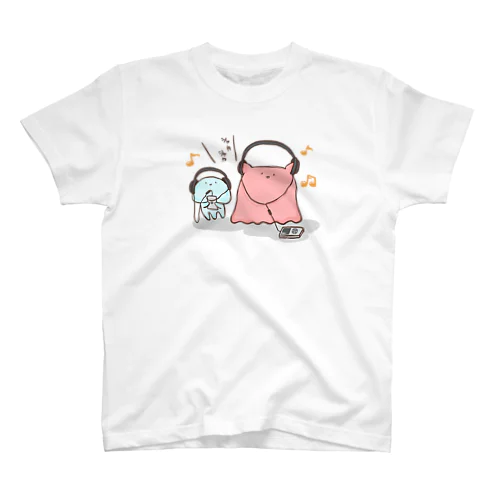 メンダコとクラゲ シャカシャカミュージックタイム Regular Fit T-Shirt