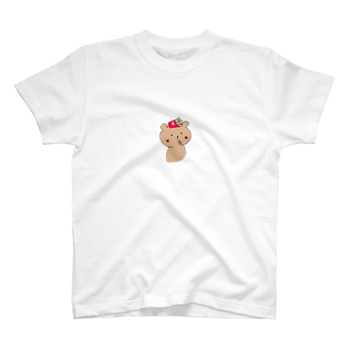 かたみみクマのくーま Regular Fit T-Shirt