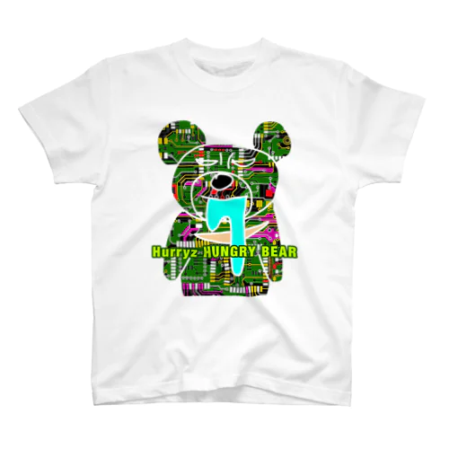 Hurryz HUNGRY BEAR 4 スタンダードTシャツ