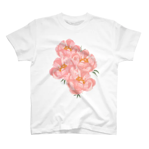 シャクヤクの花束 スタンダードTシャツ