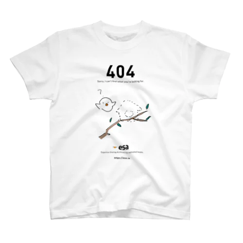 esa.io 404（雑）  Regular Fit T-Shirt